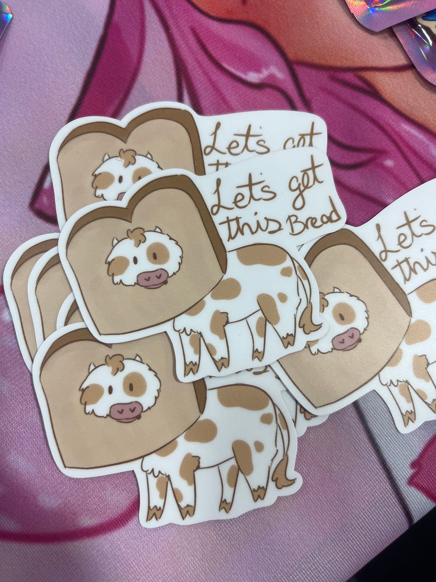 Bread Cow Sticker