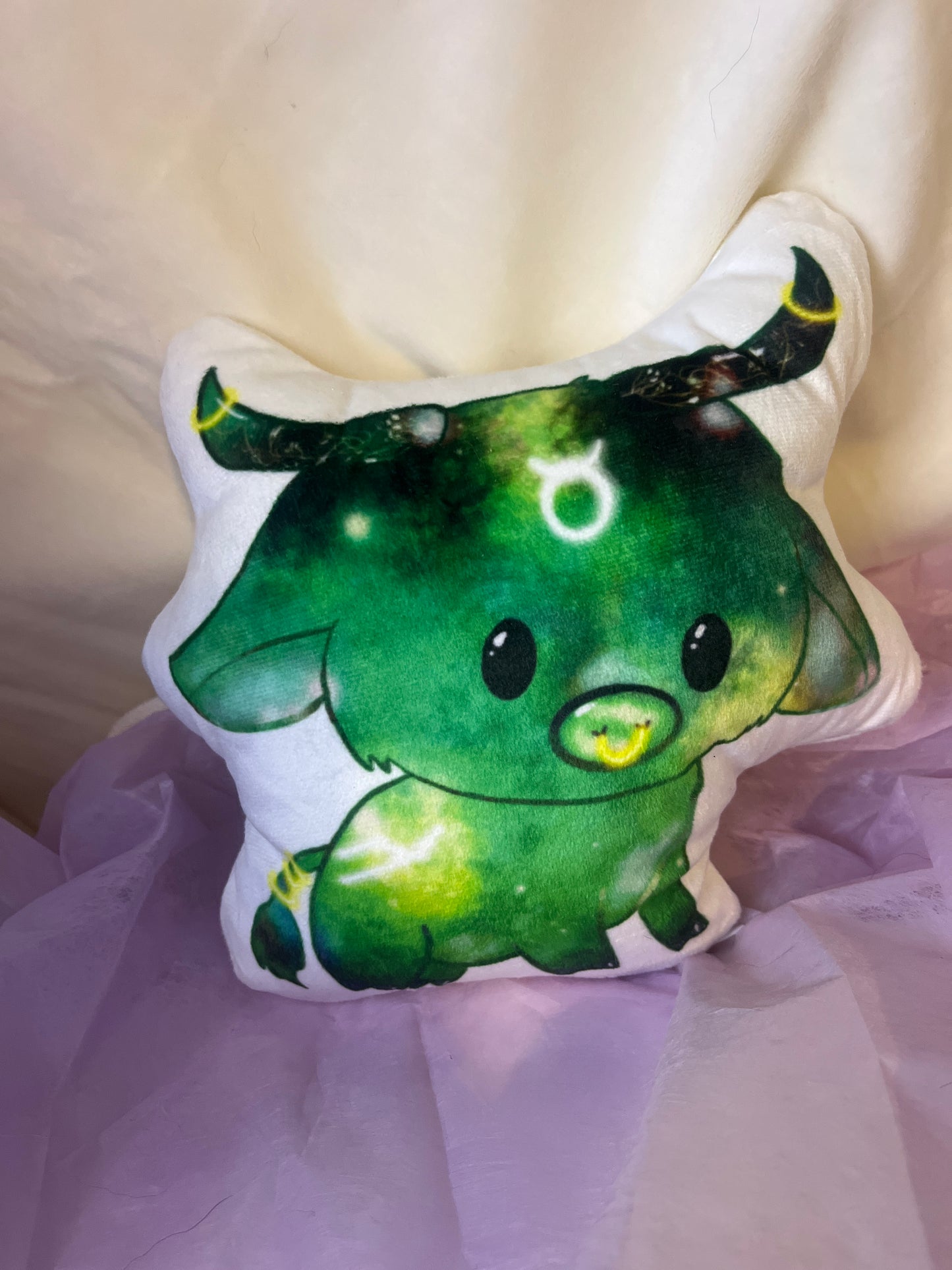 Taurus cow plushie