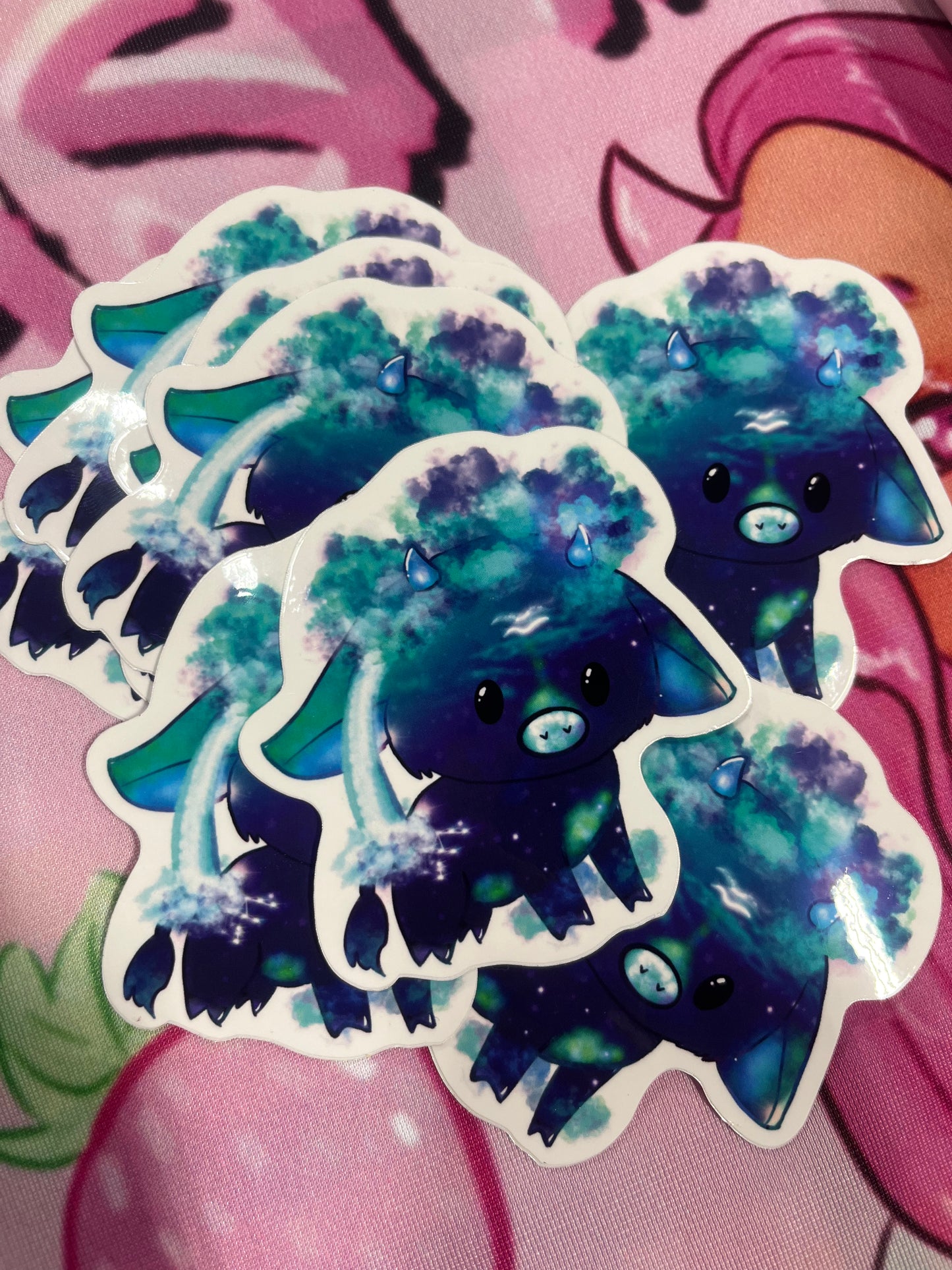 Zodiac cow sticker